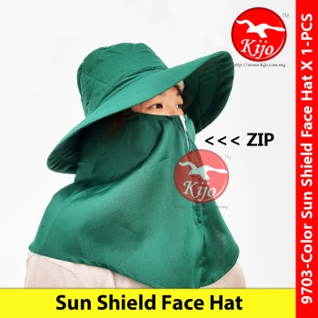 Sun Shield Face Hat / UV Sport Hat / Topi Jepun Soldier / Fishing Hat / Camping Hat / Sun Hat #9703-Color #日本军帽子 #防晒帽子